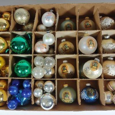 Lot of Vintage Glass Christmas Ornament