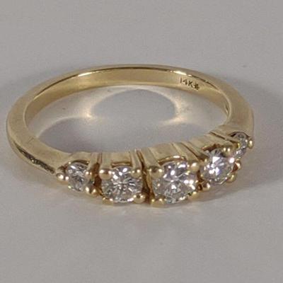 Diamond & 14K Yellow Gold Ring