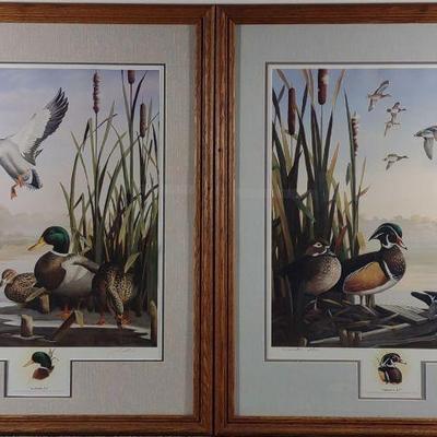2 Conservation Ed. Signed Leo Stans Waterfowl Art