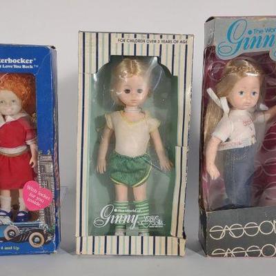 The World Of Ginny & Annie Vintage Dolls w/ Boxes