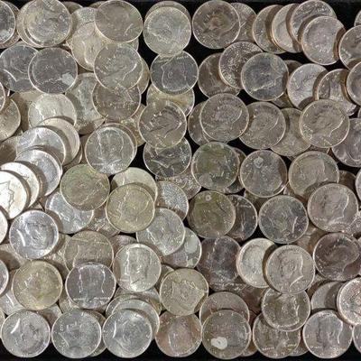 (187) Kennedy Half Dollars (114 40% Silver)