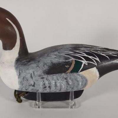 Carved Decorative Pintail Duck Decoy