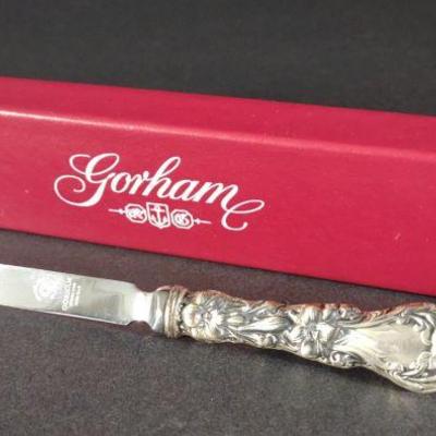 Gorham Lily Sterling Silver Letter Opener w/ Box