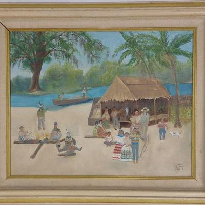 Lillian Pelham Bantz Primitive American Painting