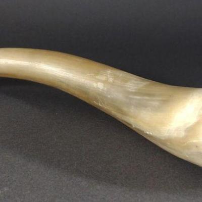 Antique Powder Horn w/ Initials