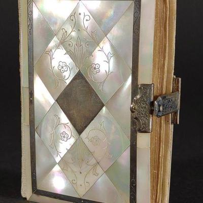 Antique Mother of Pearl Cased Prayer Book