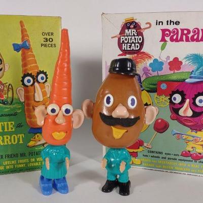 1960s Hasbro Mr Potato Head & Katie the Carrot