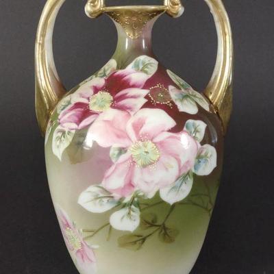 Antique Nippon Hand Painted Vase