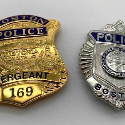 2~ Boston Police Badge Reproductions