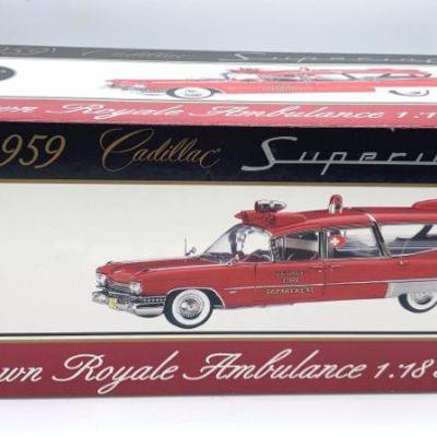 1959 Cadillac Red ‘Crown Royale’ Ambulance Model