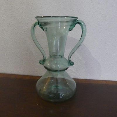 Antique Early 19th Century Green Urn Vase