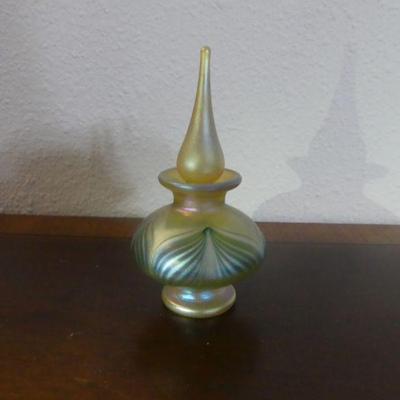 Vintage Art Glass Perfume Bottle