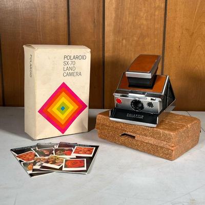 POLAROID SX-70 | Polaroid SX-70 Land Camera with original box and manual booklets 