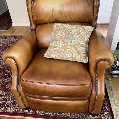 Hooker Furniture Seven Seas Leather Recliner, Retails For ~$2,200Â 