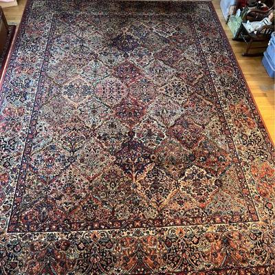 Beautiful Karastan Multi-Color Panel Kirman Wool Carpet, 8.8' X 12'Â 