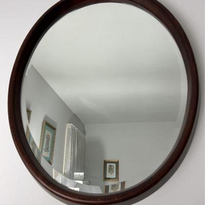 Carolina Mirror Company Oval Beveled MirrorÂ 
