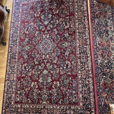 Gorgeous Karastan Red Sarouk Wool Carpet, 5'9" X 9' 
