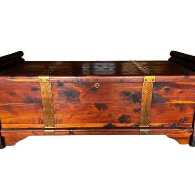 Circa 1913 Burrowes Red Cedar Hall ChestÂ 
