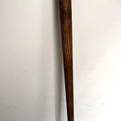 Antique Brass Handled Walking StickÂ 
