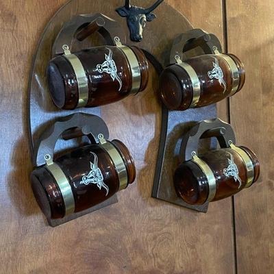 Texas Longhorn Mug Set