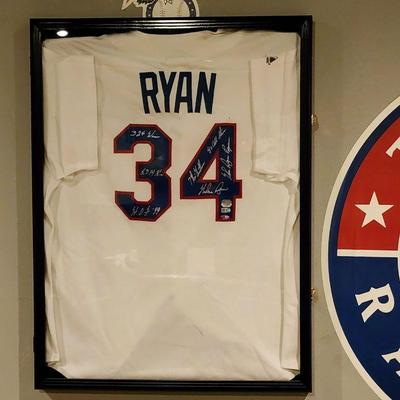 Nolan Ryan Texas Rangers Autographed 1993 Majestic Style Authentic Throwback White Jersey Multiple Inscriptions | #2-24 Limited Edition...