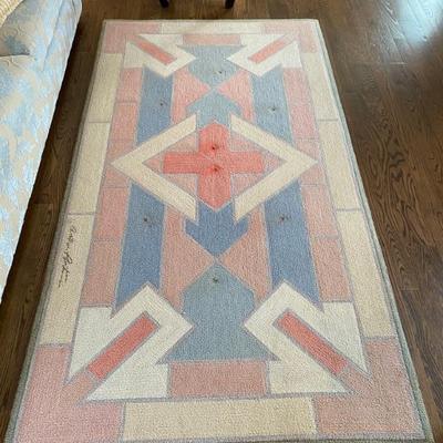 Signed Designer Area Rug