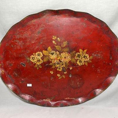 19th c Tole tray