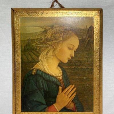 Vtg Religious Icon Itlay
