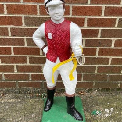 Concrete Lawn Jockey