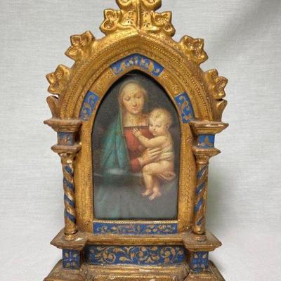 Vtg Religious Icon Itlay