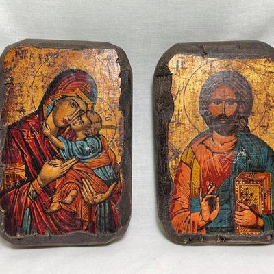 Vtg Religious Icon Russia 
