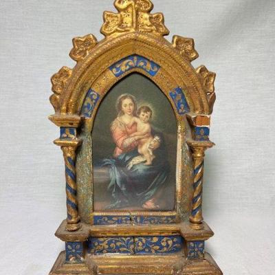 Vtg Religious Icon Itlay