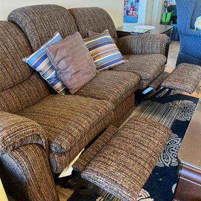 Lazyboy side with 2 recliners $675