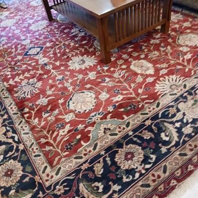 Oushak style oriental rug