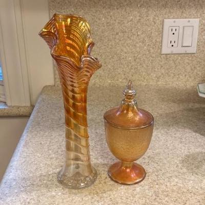 Vintage Imperial Glass Marigold 