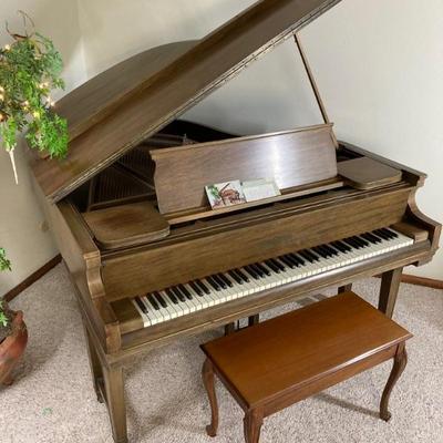 Baby grand piano