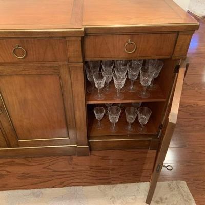 Baker side cabinet with tons of storage