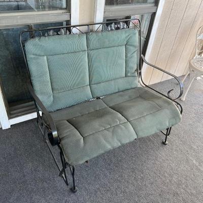 Patio Glider $50   This item is available for PRESALE.  Please text photo to 760-668-0554 to purchase.  We accept Zelle