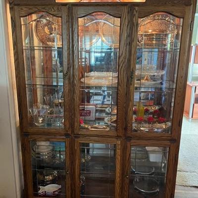 "touch" Light Curio Cabinet $100          This item is available for PRESALE.  Please text photo to 760-668-0554 to purchase....
