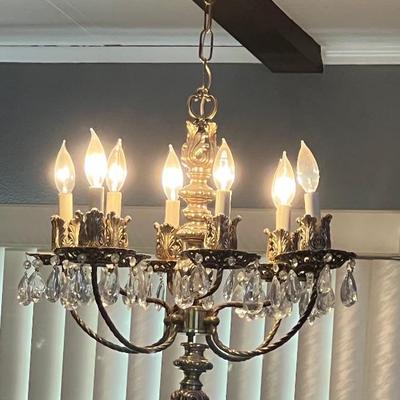 Crystal Chandelier $95
This item is available for PRESALE.  Please text photo to 760-668-0554 to purchase.  We accept Zelle
