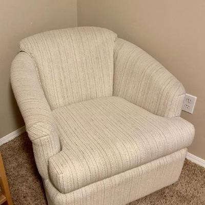 swivel white chair 