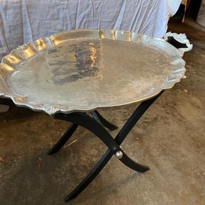SILBER TRAY ON STAND