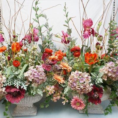 NDI LARGE FAUX FLORAL ARRANGEMENTS