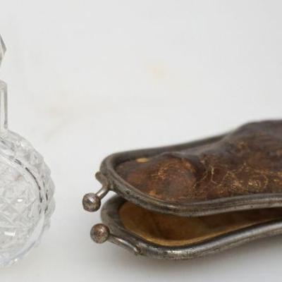 ANTIQUE FRENCH CUT CRYSTAL PERFUME
