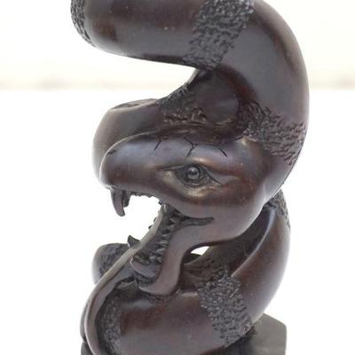 JAPANESE HAND CARVED SNAKE