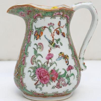 CHINESE EXPORT CANTON FAMILLE ROSE JUG