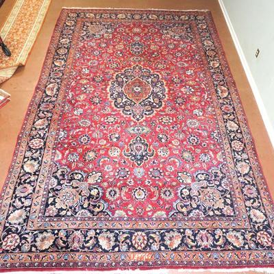 LARGE SIGNED HAND KNOTTED TABRIZ RUG 16FT