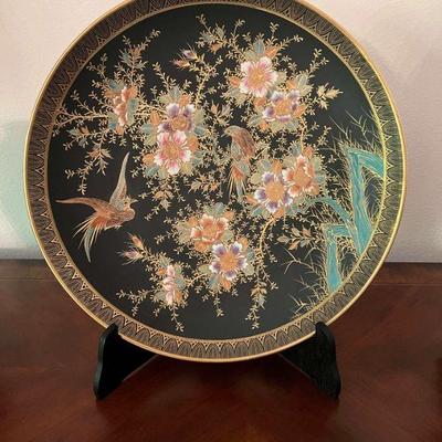 MLC001- Japanese Decorative Plate With Stand