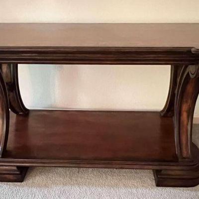 MLC011- Dark Wooden Entry Way Table