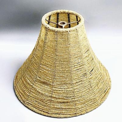 Pretty Antique Beaded Lamp Shade